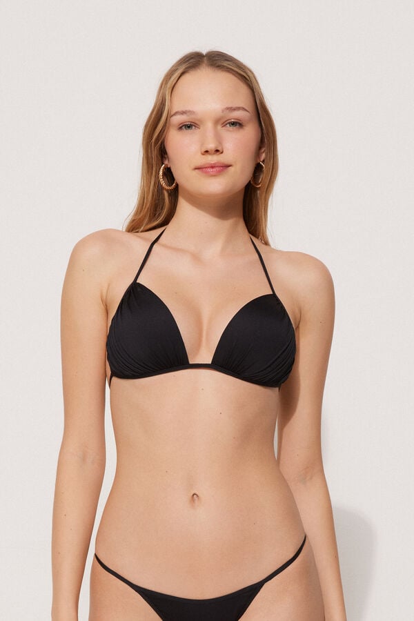 Tezenis Bikini Triángulo Reciclado y Graduado con Frunce