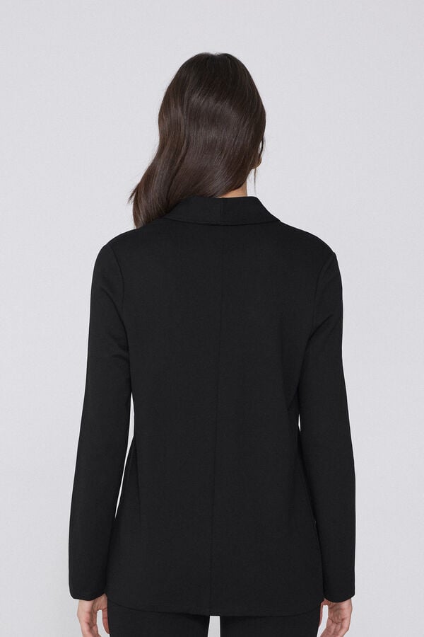 Tezenis Blazer/Chaqueta Manga Larga Punto Milano Con Botón