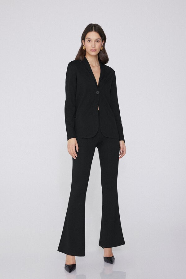 Tezenis Blazer/Chaqueta Manga Larga Punto Milano Con Botón