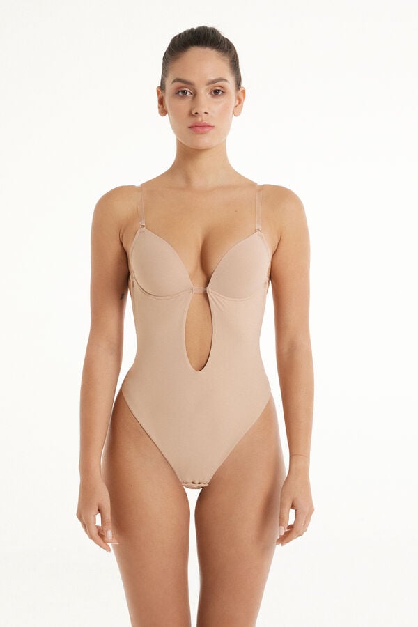 Tezenis Body Push-Up Con Relleno Con Tirantes De Silicona De Microfibra Reciclada
