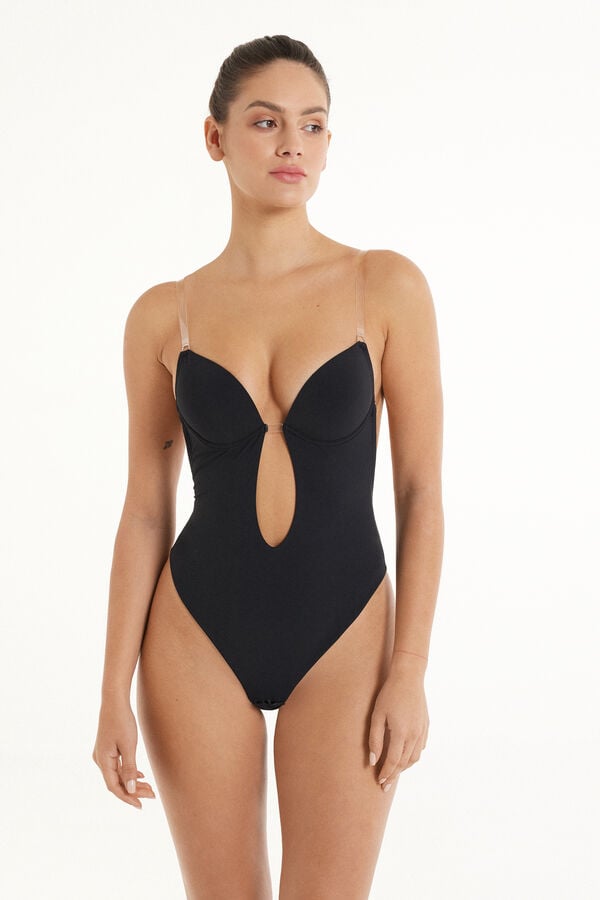 Tezenis Body Push-Up con Relleno con Tirantes de Silicona de Microfibra Reciclada