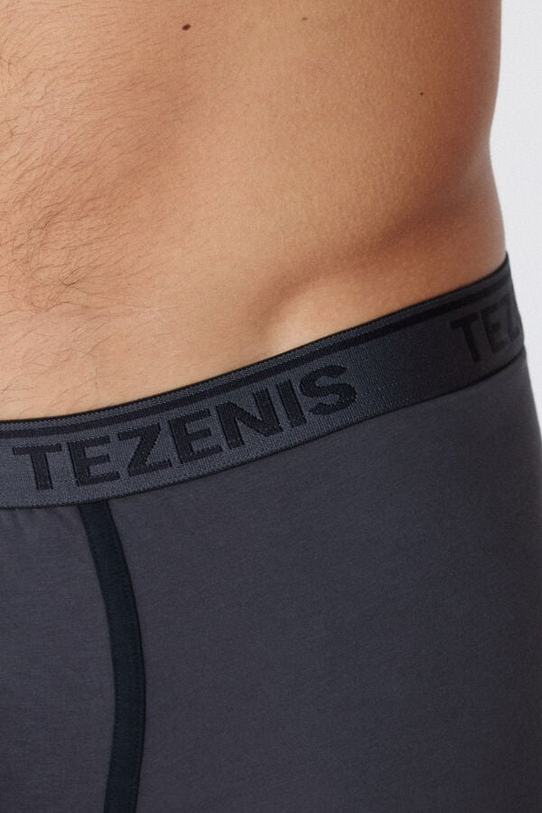 Tezenis Bóxer Algodón Orgánico Bordes Contraste Logo