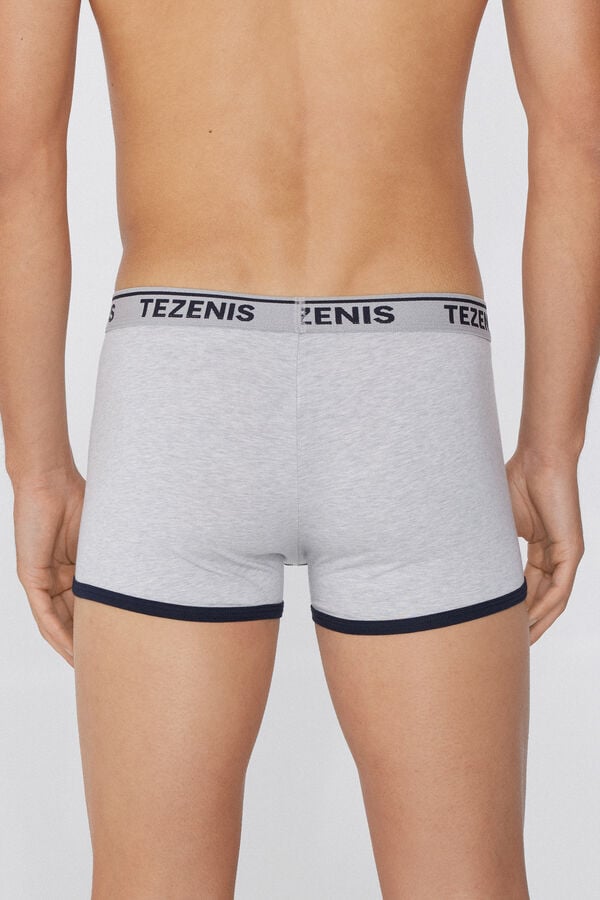 Tezenis Bóxer Algodón Orgánico Bordes Contraste Logo
