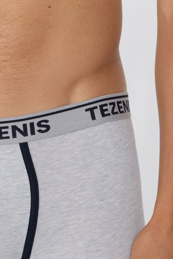 Tezenis Bóxer Algodón Orgánico Bordes Contraste Logo