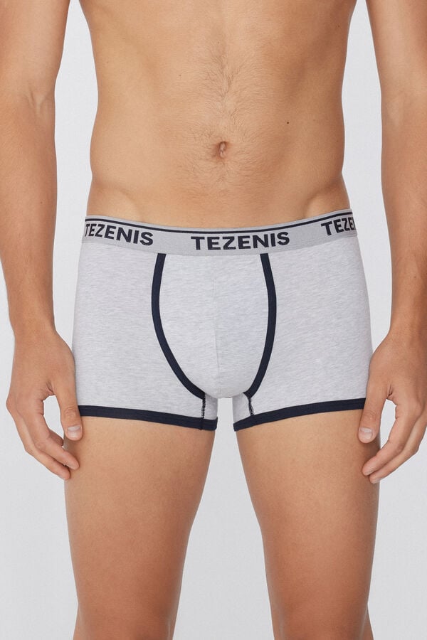 Tezenis Bóxer Algodón Orgánico Bordes Contraste Logo