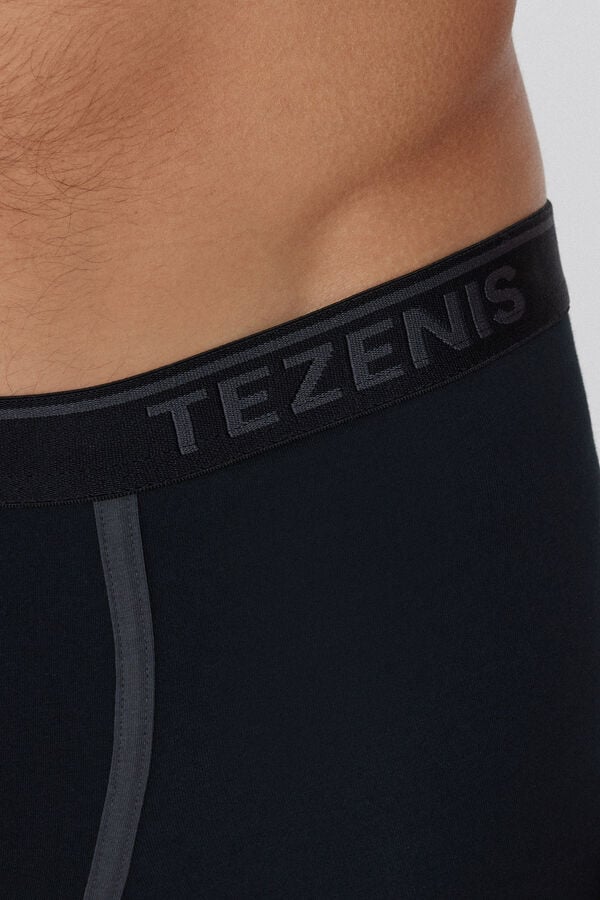 Tezenis Bóxer Algodón Orgánico Bordes Contraste Logo