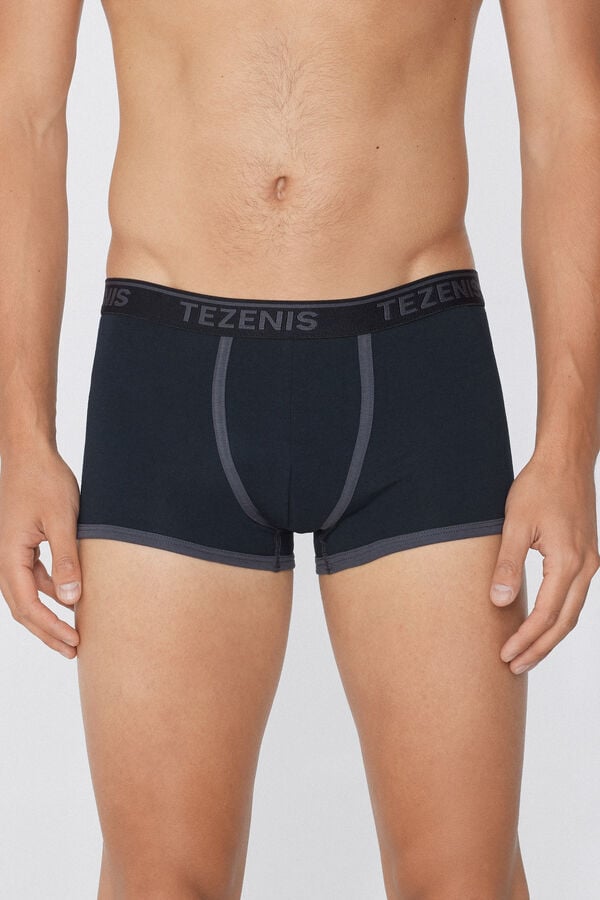 Tezenis Bóxer Algodón Orgánico Bordes Contraste Logo
