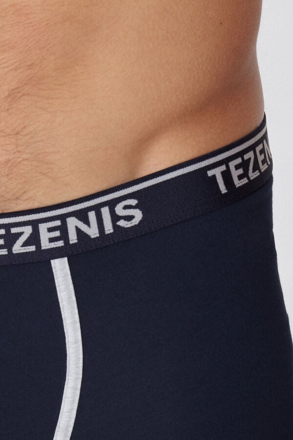 Tezenis Bóxer Algodón Orgánico Bordes Contraste Logo