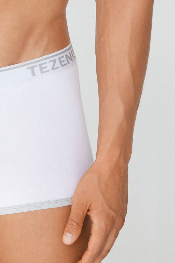 Tezenis Bóxer Algodón Orgánico Bordes Contraste Logo