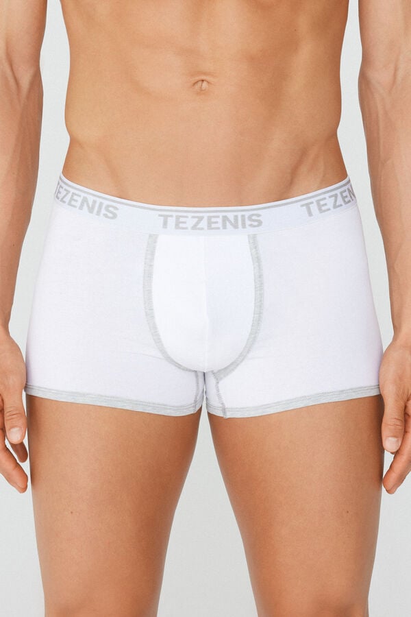 Tezenis Bóxer Algodón Orgánico Bordes Contraste Logo