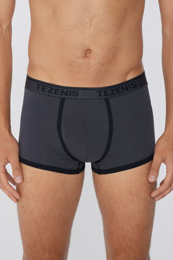 Tezenis Bóxer Algodón Orgánico Bordes Contraste Logo