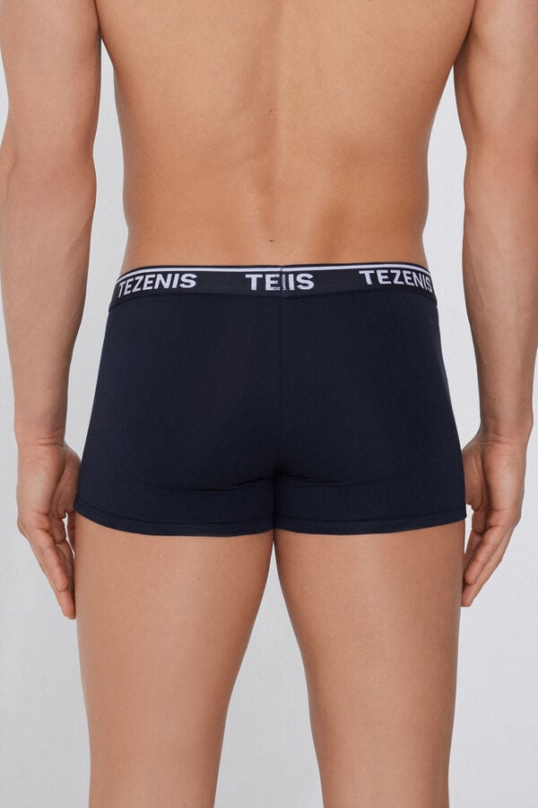 Tezenis Bóxer De Algodón Estampado Con Bordes En Contraste Con Logo