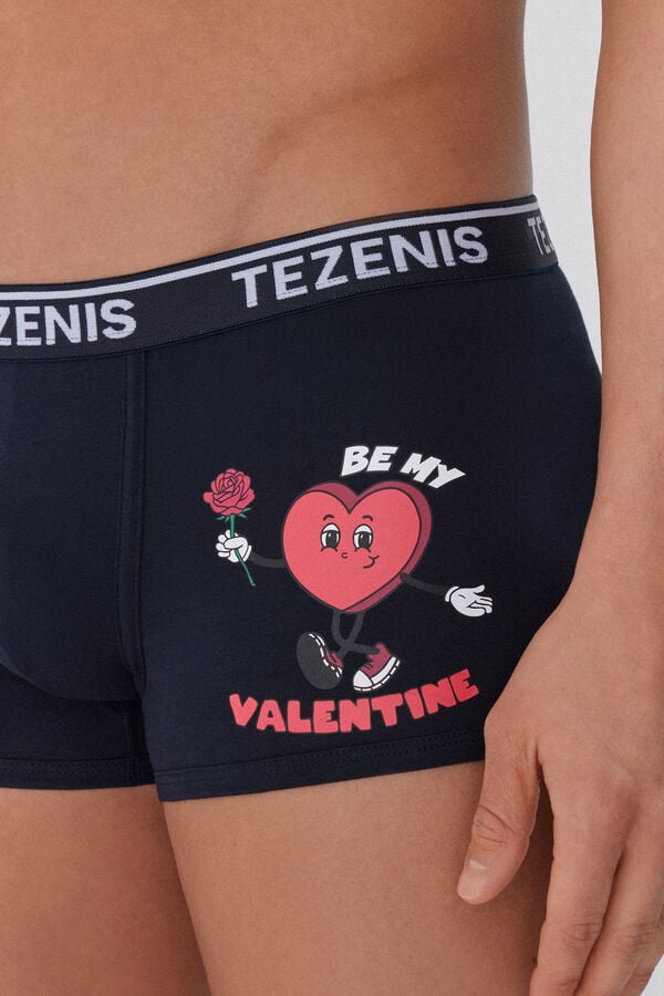 Tezenis Bóxer De Algodón Estampado Con Bordes En Contraste Con Logo