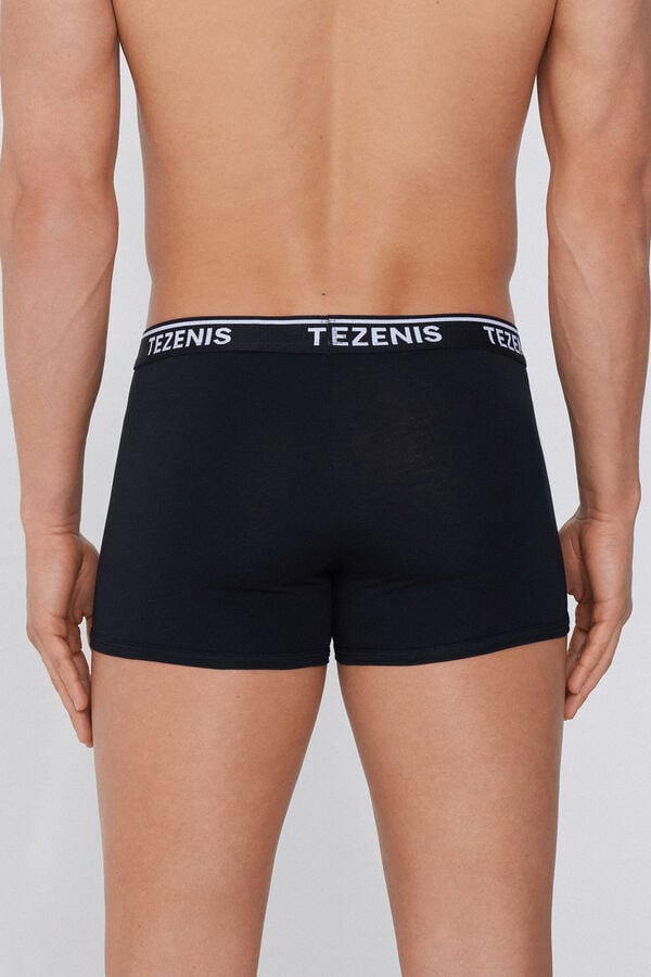 Tezenis Bóxer De Algodón Estampado Con Bordes En Contraste Con Logo