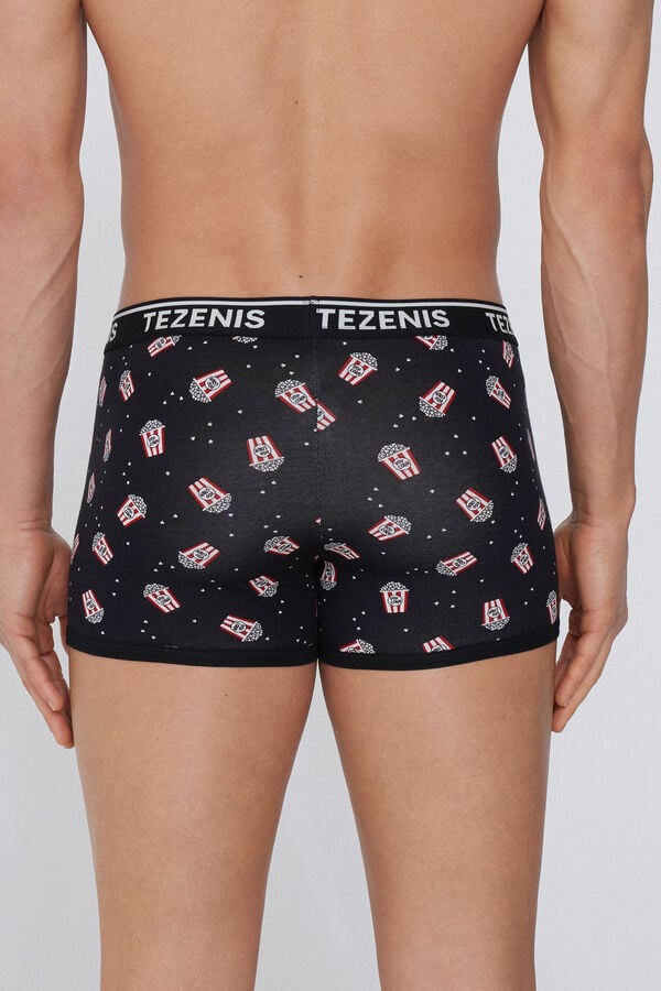 Tezenis Bóxer De Algodón Estampado Con Bordes En Contraste Con Logo