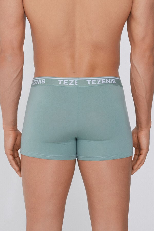 Tezenis Bóxer De Algodón Orgánico Con Costuras En Contraste Con Logo