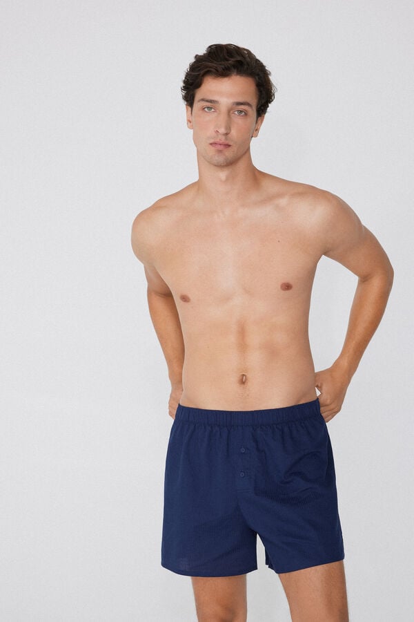 Tezenis Bóxer De Tela De Algodón Con Estampado Fantasía