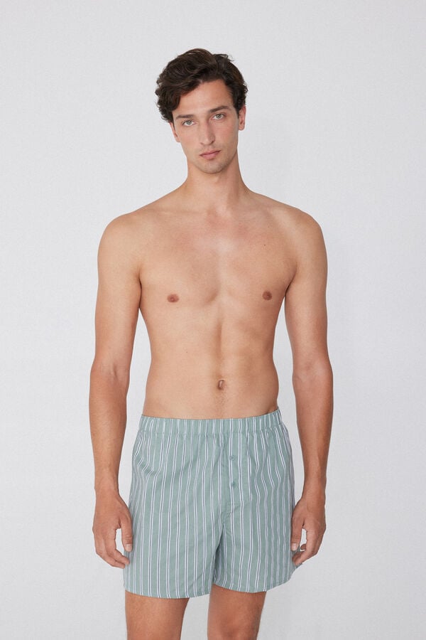 Tezenis Bóxer De Tela De Algodón Con Estampado Fantasía