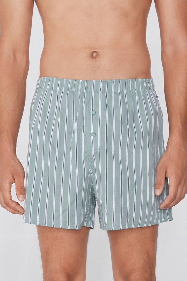 Tezenis Bóxer De Tela De Algodón Con Estampado Fantasía