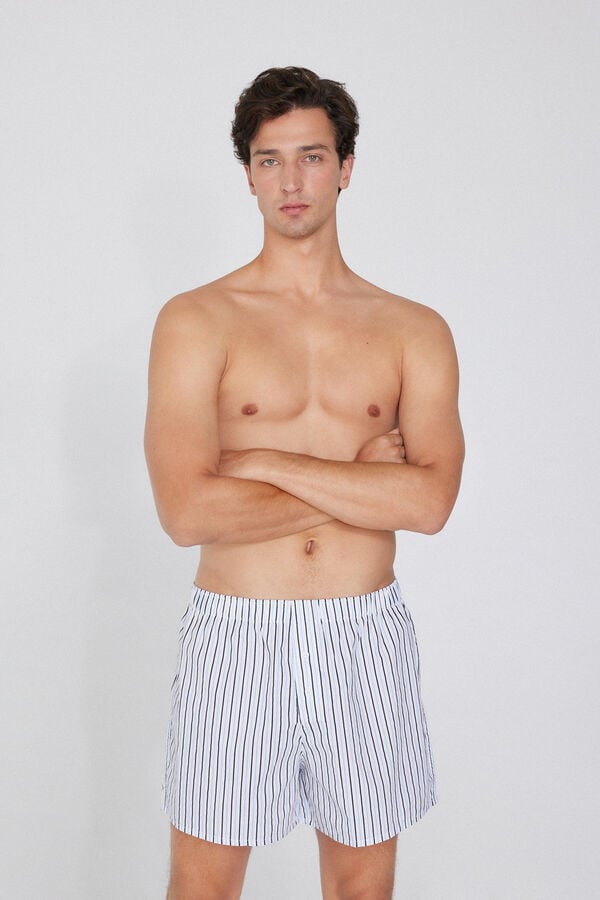 Tezenis Bóxer De Tela De Algodón Con Estampado Fantasía