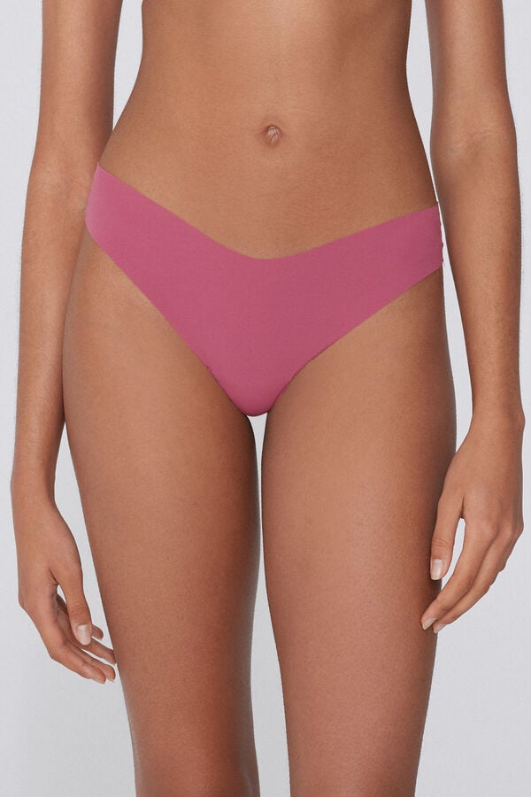 Tezenis Braga brasileña pernera alta de microfibra sin costuras