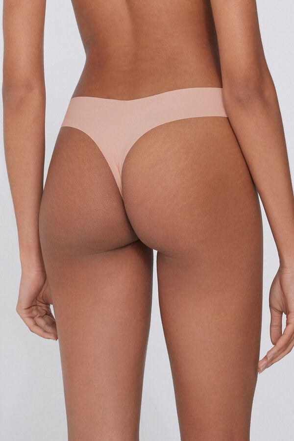 Tezenis Braga Brasileña Pernera Alta De Microfibra Sin Costuras