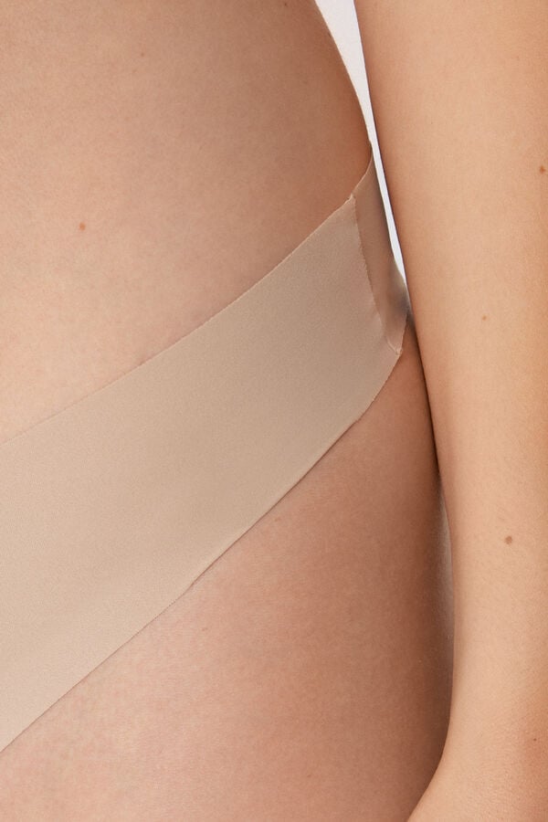 Tezenis Braga Brasileña Pernera Alta De Microfibra Sin Costuras