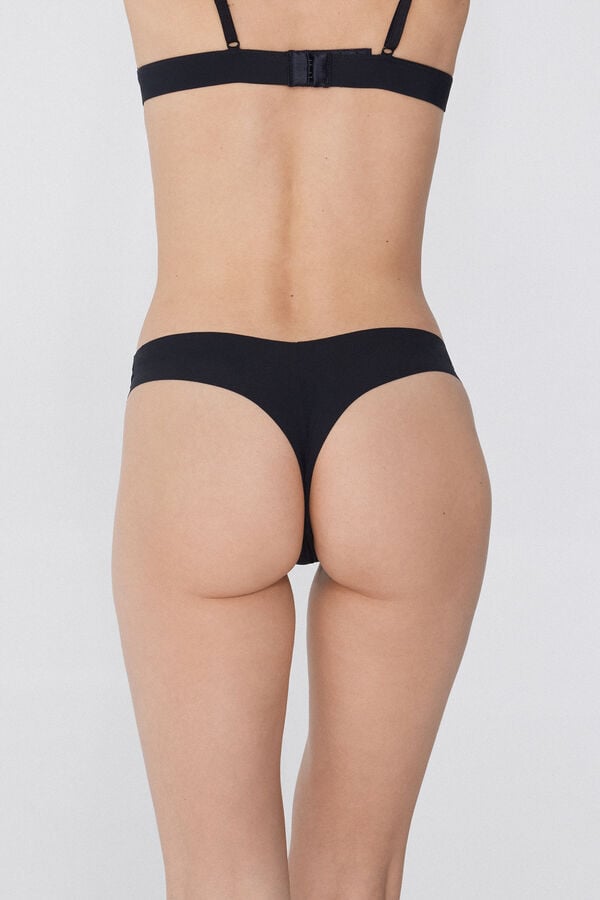 Tezenis Braga Brasileña Pernera Alta De Microfibra Sin Costuras