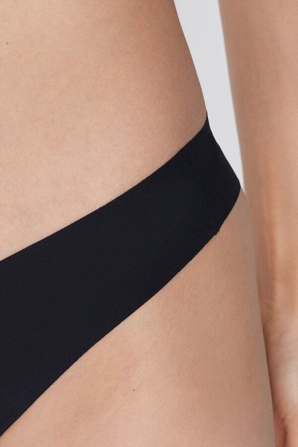 Tezenis Braga Brasileña Pernera Alta De Microfibra Sin Costuras