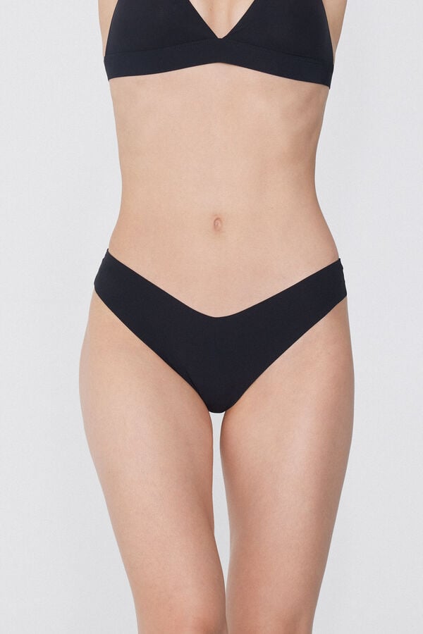 Tezenis Braga Brasileña Pernera Alta De Microfibra Sin Costuras