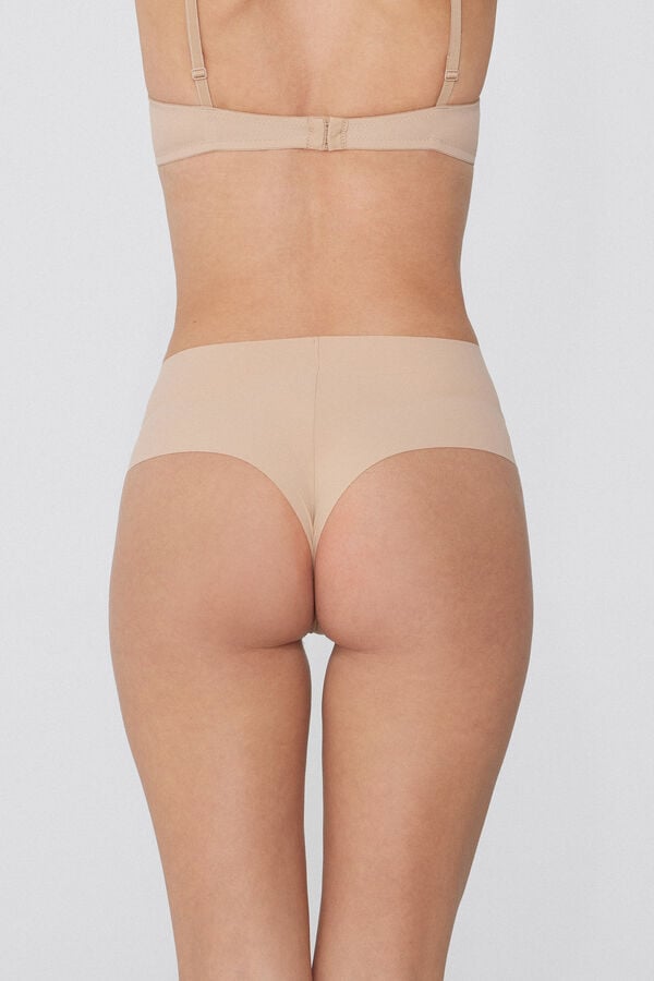 Tezenis Braguita Brasileña Cintura Alta Microfibra Reciclada Sin Costuras