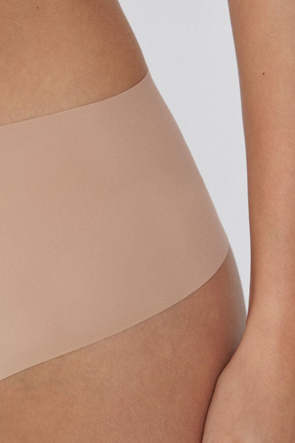 Tezenis Braguita Brasileña Cintura Alta Microfibra Reciclada Sin Costuras