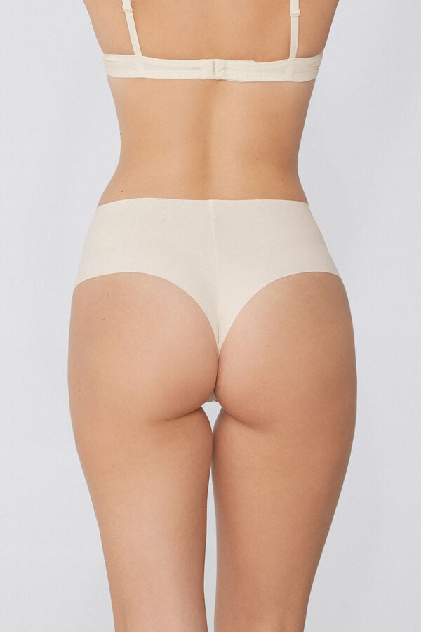 Tezenis Braguita Brasileña Cintura Alta Microfibra Reciclada Sin Costuras