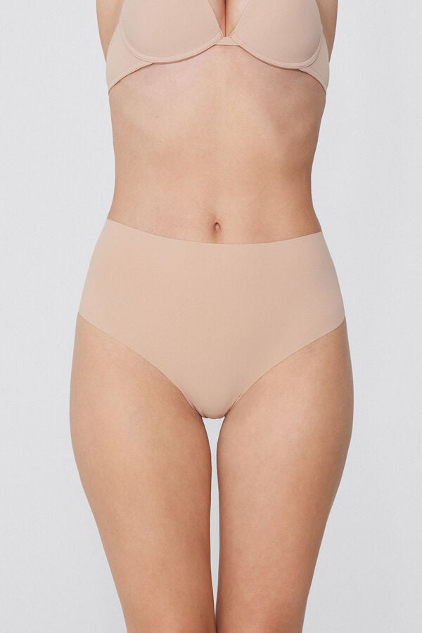 Tezenis Braguita Brasileña Cintura Alta Microfibra Reciclada Sin Costuras