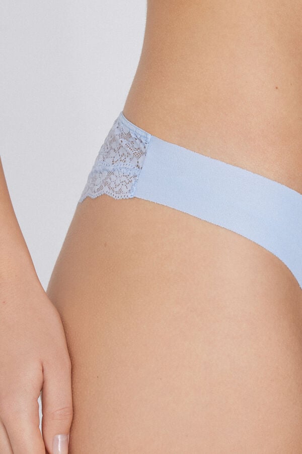 Tezenis Braguita Brasileña Sin Costuras Algodón Orgánico Encaje Reciclado