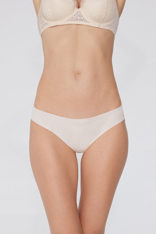 Tezenis Braguita Brasileña Sin Costuras Algodón Orgánico Encaje Reciclado