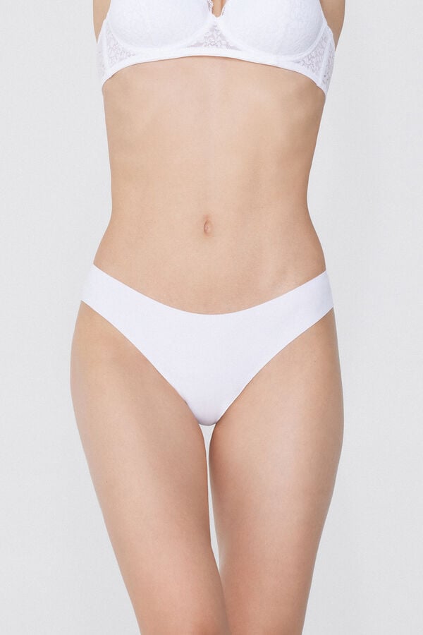 Tezenis Braguita Brasileña Sin Costuras Algodón Orgánico Encaje Reciclado