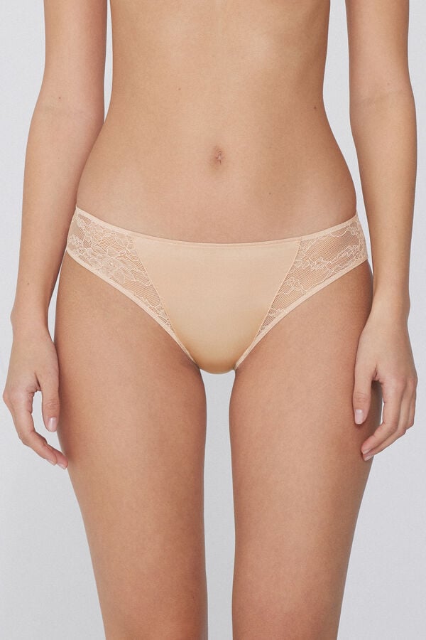Tezenis Braguita Clásica Raso y Encaje Divine Nudes