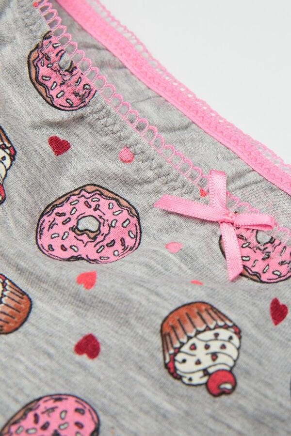 Tezenis Braguitas Basic De Algodón Estampado Para Niña