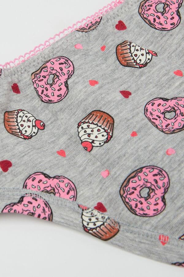 Tezenis Braguitas Basic De Algodón Estampado Para Niña