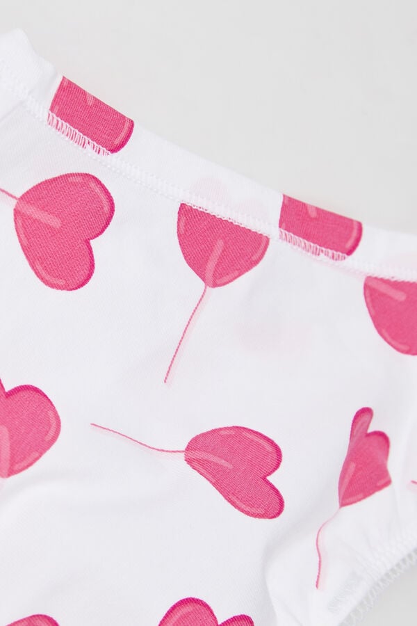 Tezenis Braguitas Basic De Algodón Estampado Para Niña