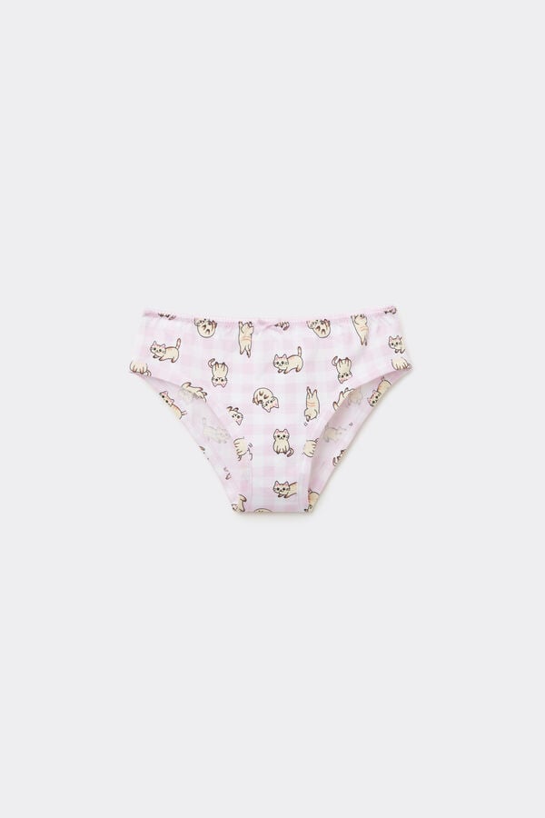 Tezenis Braguitas Basic de Algodón Estampado para Niña