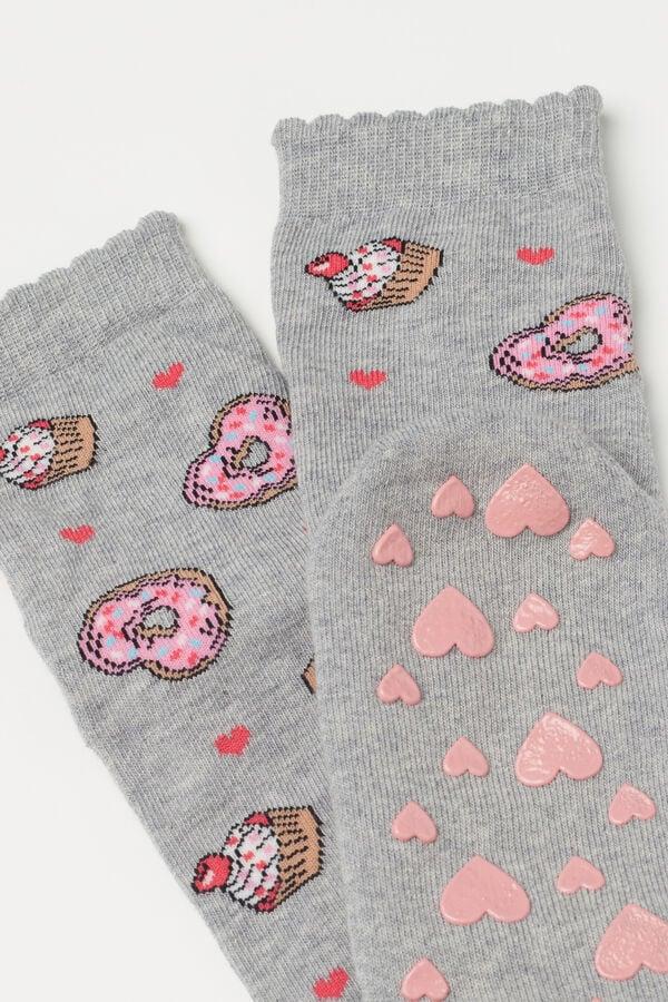 Tezenis Calcetines Antideslizantes Algodón Ligero Estampado Para Niña