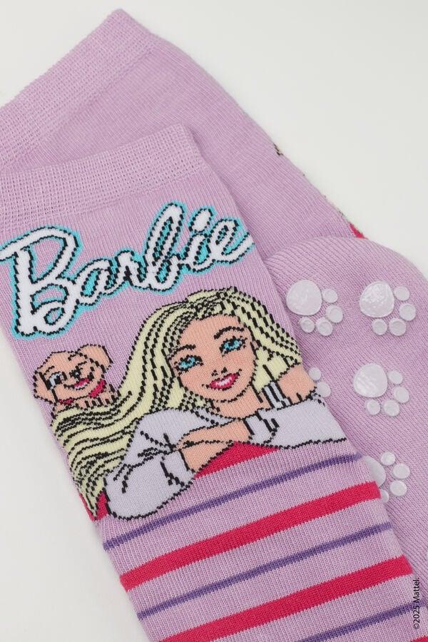 Tezenis Calcetines Antideslizantes Cortos Estampado Barbie Para Niña