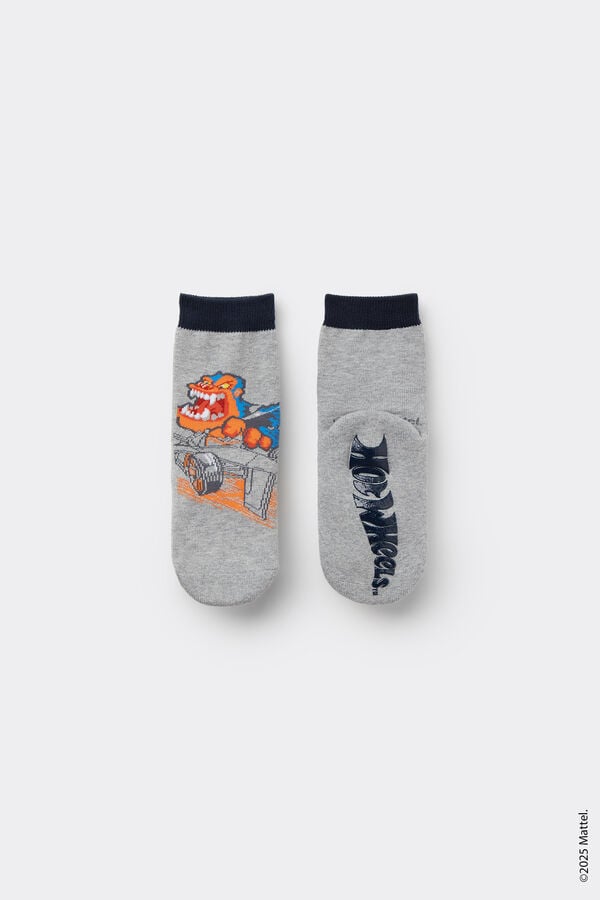 Tezenis Calcetines Antideslizantes Cortos Estampado Hot Wheels para Niño