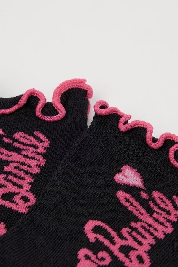 Tezenis Calcetines Cortos Con Punto Festoneado Barbie Niña
