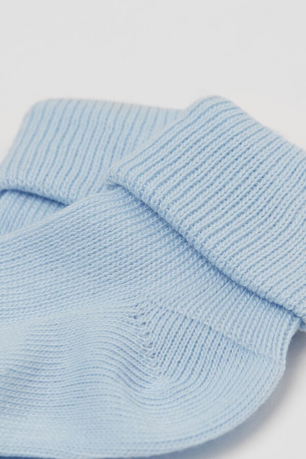 Tezenis Calcetines Cortos Para Bebé De Canalé Con Vuelta