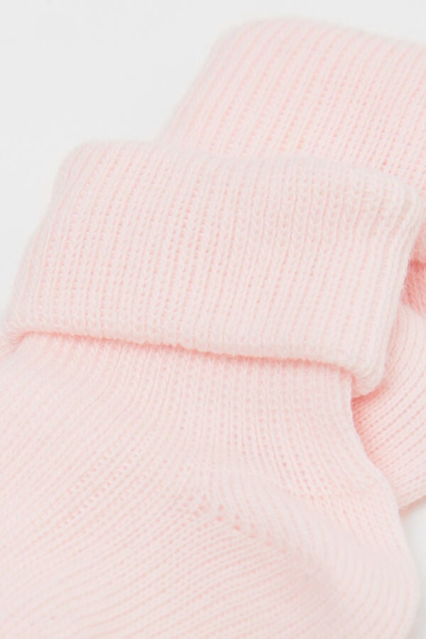 Tezenis Calcetines Cortos Para Bebé De Canalé Con Vuelta