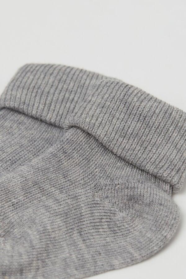 Tezenis Calcetines Cortos Para Bebé De Canalé Con Vuelta