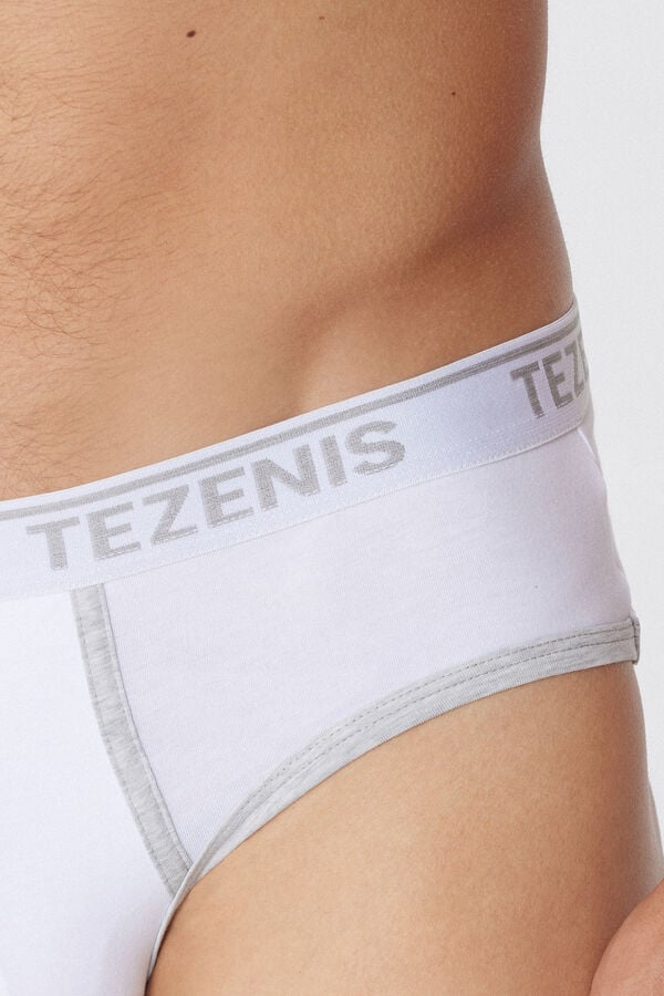 Tezenis Calzoncillos Algodón Orgánico Bordes Contraste Logo